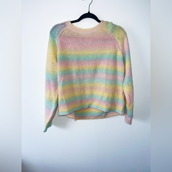 BB Dakota Multicolor Long Sleeve Striped Crew Pullover Sweater - Picture 4 of 6